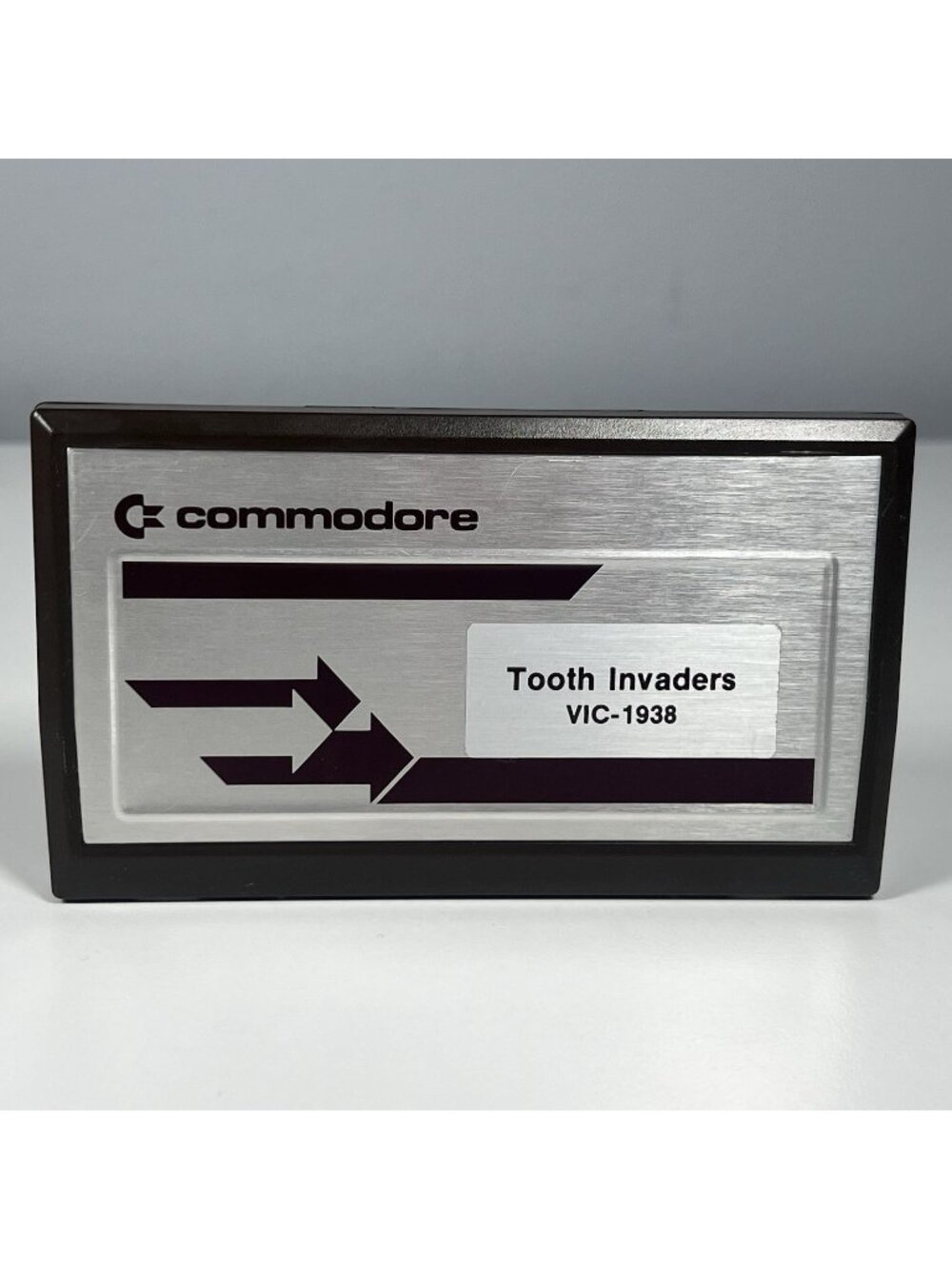 Vintage Commodore VIC-20 Tooth Invaders VIC-1938 Dark Cartridge Untested